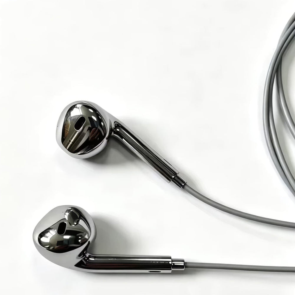 Chrome Wired Earphones